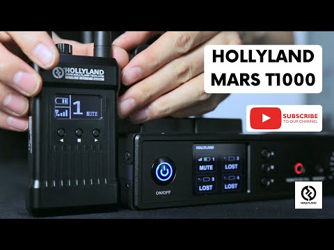 Hollyland Mars T1000 Full Duplex Intercom System (1 Base Station with 4 Beltpacks)