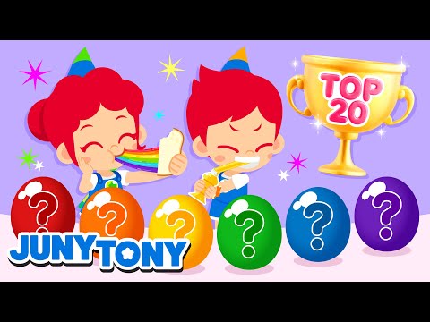 TOP 20 Episódios de JunyTony | Desenhos e Música Infantil | JunyTony em Português