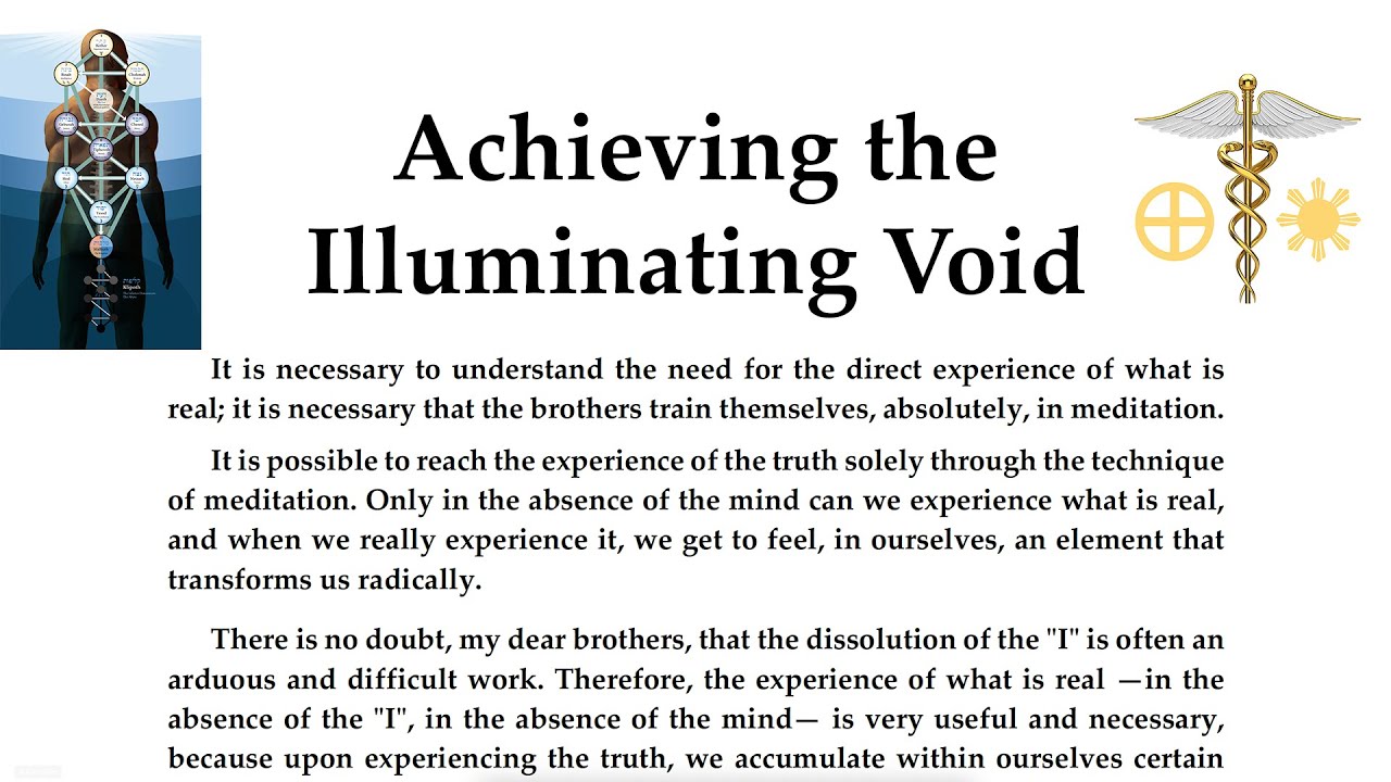Achieving the Illuminating Void: Introduction to Kabbalah (Gnosis Cebu Lecture)