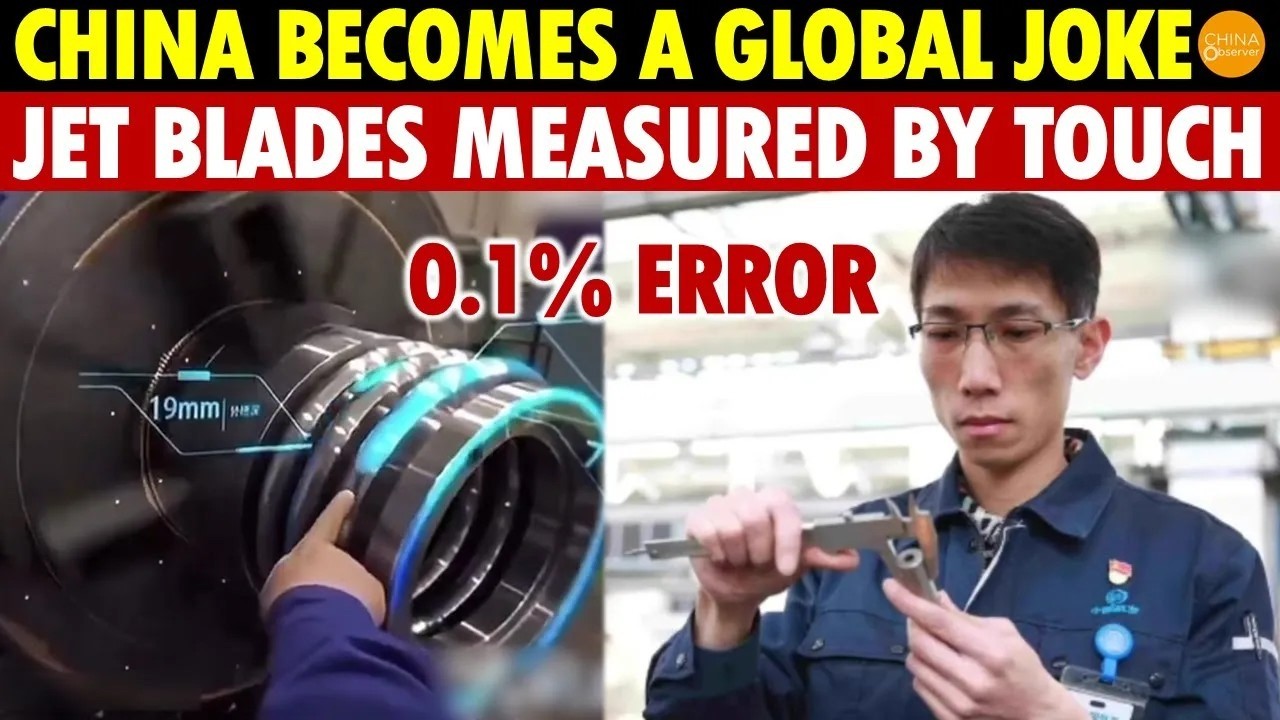 China Becomes a Global Joke! CCTV Leaks Fighter Blades “Measured” by Touch, Smell and Eyesight