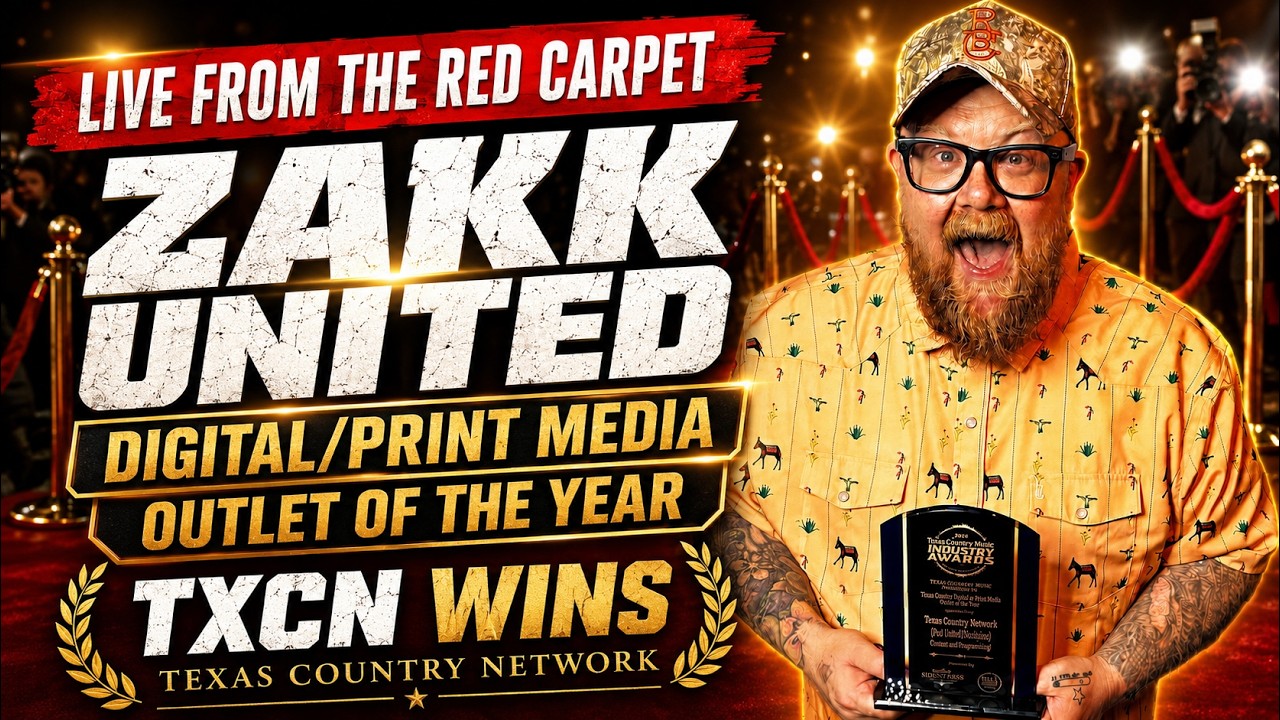 Texas Country Network Wins Digital/Print Media Outlet of the Year | 2026 TCMA Awards