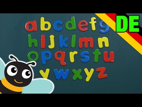 Learning Letters SMALL Alphabet for Kids Children Preschoolers German