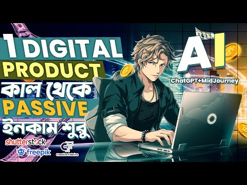 মাত্র ১টি Digital Product (Make $500/Month) | ChatGPT + MidJourney / Ideogram | NAJMUL