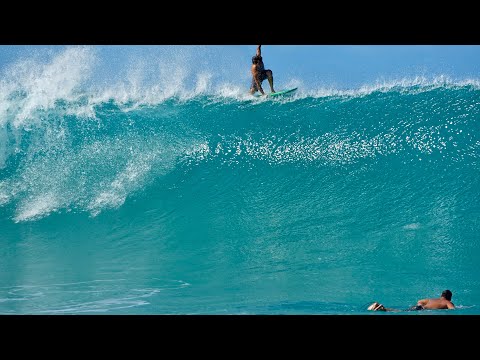 Mason Ho & Sheldon Paishon Surfing CRAZY South Swell In Hawaii