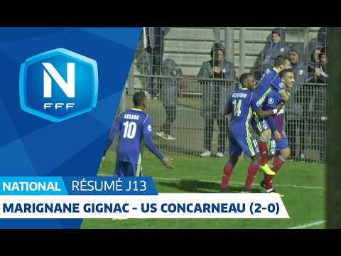 J13 : Marignane-Gignac FC - US Concarneau (2-0), le résumé I National FFF 2018-2019
