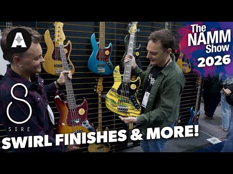 Sire's Awesome Unique Swirl Finishes and More New Models! - NAMM 2026