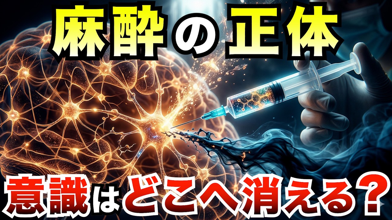 【意識を消す薬】なぜ麻酔は効くのか？150年未解明だった脳の崩壊メカニズム