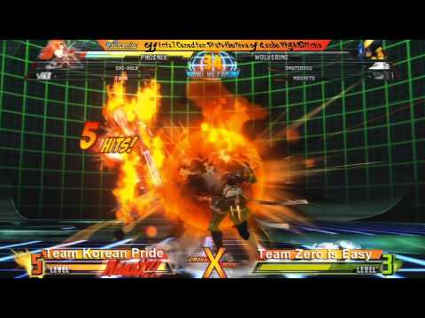 CrossXover Japan Relief Charity - MvC3 - Team Korean Pride vs Team Zero is Easy Mode (Grand Finals)
