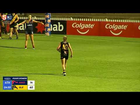 Rd 1 Hostplus SANFLW League - Glenelg's Brooke Tonon kicks 6 goals