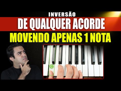 Foi assim que DOMINEI as INVERSÕES de acordes no teclado - Apenas 1 nota