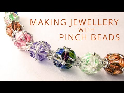 Making Jewellery with Pinch Beads - Easy Beaded Necklace Tutorial