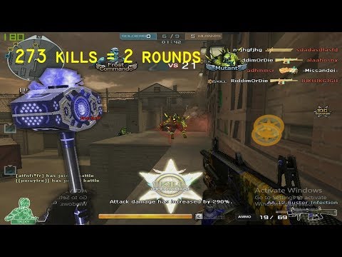Crossfire West (Đột Kích Bắc Mỹ) 2.0: 273 kills in 2 rounds? is it a record| Zombie Nano
