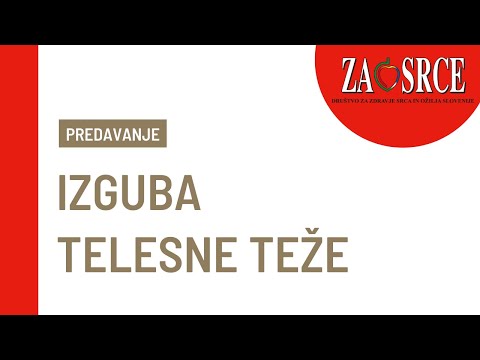Predavanje: Izguba telesne teže