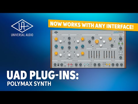 Universal Audio UAD PolyMAX Synth Plug-in Demo
