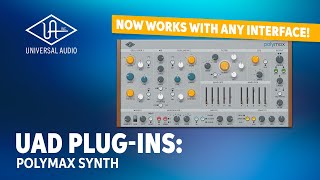 Video thumbnail for Universal Audio UAD PolyMAX Synth Plug-in Demo by Sweetwater
