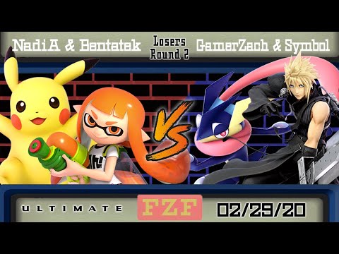 NadiA & Bentatek (Y) vs. GamerZach & Symbol (R) - Losers Rd 2 - Flat Zone February 2020
