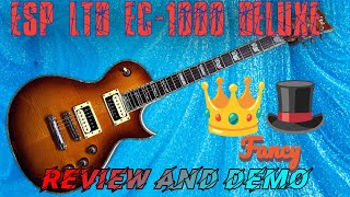 Video thumbnail for Fancy Specs! ESP LTD EC-1000 DELUXE Review and Demo by Boechler Guitars and Repair