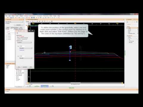 Typical cross section - Guardrails
