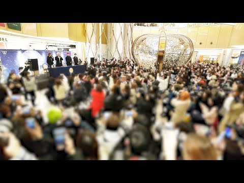 181229 위너를 보기 위해 몰린 인파 WINNER : 팬사인회 오프닝 Opening : 넓은직캠 Wide fancam : Fansign Event : 잠실 왕관스퀘어