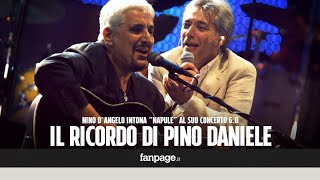 Nino D'Angelo canta Pino Daniele: la sua Napul'è emoziona il San Paolo