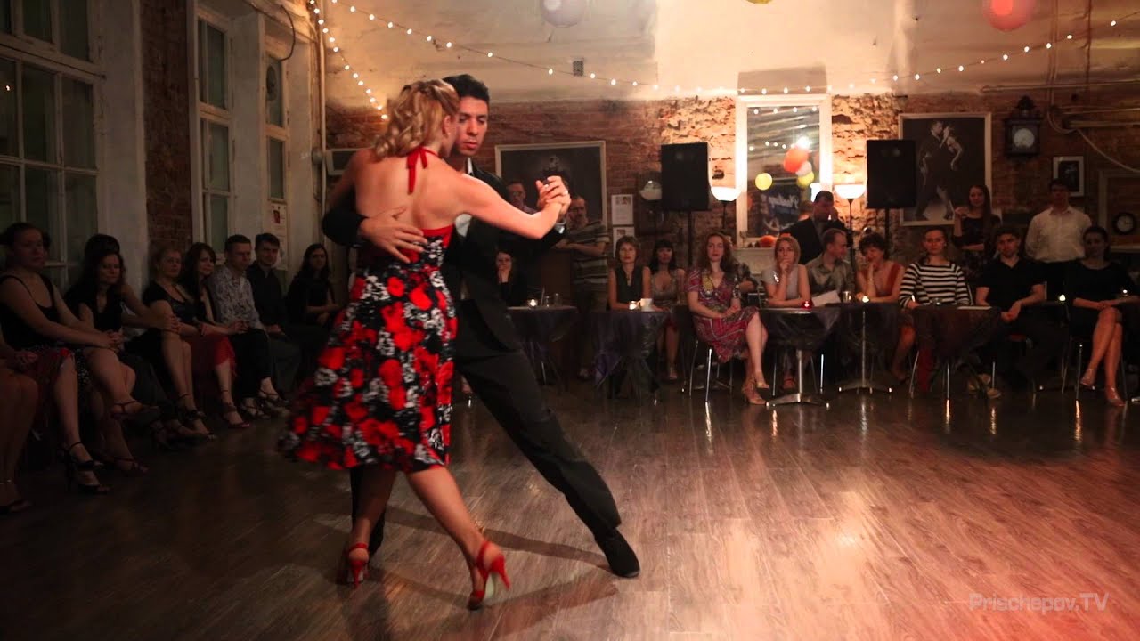Video thumbnail for Maricel Giacomini & Bruno Gibertoni, 3-4, Moscow, Milonga "Planetango" Maragata, Orquesta A.Troilo