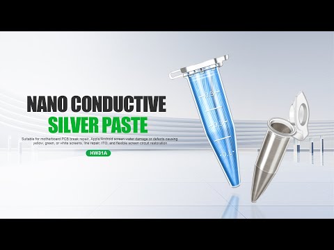 Keo bạc dẫn điện, fix tai thỏ, vẽ mạch RELIFE HW31A sửa chữa màn hình xanh vàng