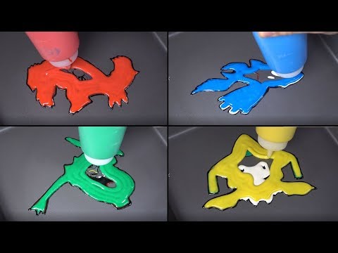 Legendary Pokemon Pancake Art - Groudon, Kyogre, Rayquaza, Jirachi