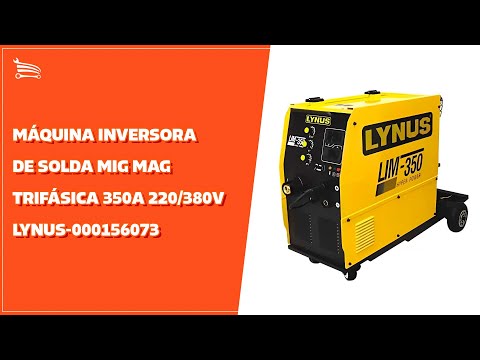 Máquina Inversora de Solda MIG MAG Trifásica 350A 220/380V - Video
