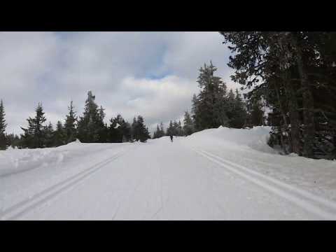 Biegu narciarskie na Noruega, okolice Lillehammer