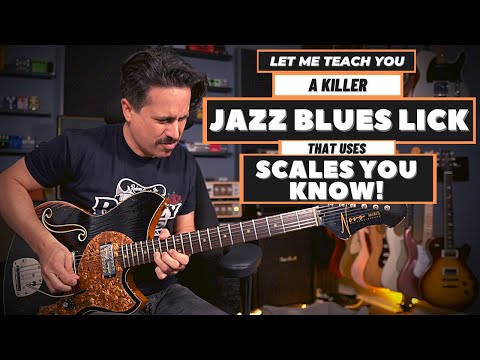 Combine 3 Scales for this Jazz Blues Guitar Lick!