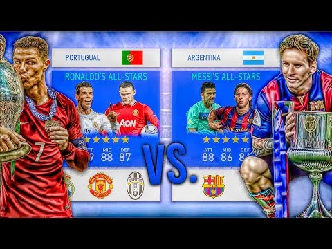 Ronaldo's ALL-STARS vs. Messi's ALL-STARS! - FIFA 19 Career Mode Experiment