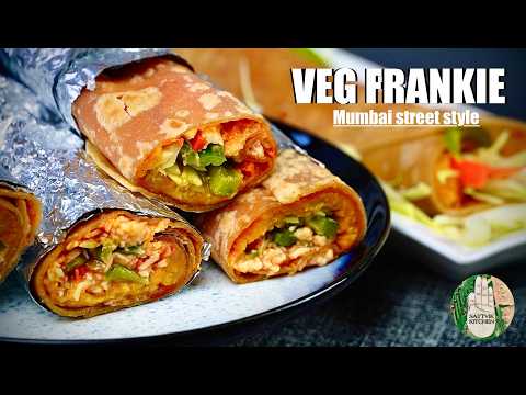 Veg Frankie Recipe 🔥 Mumbai street style recipe ✅