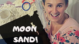 How to make MOON SAND without sand | Easy 2 Ingredient Recipe