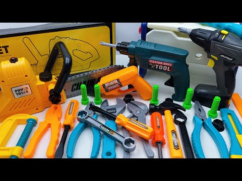 13 min to open the box, satisfied with the electric screwdriver, screw assembly toolbox | Toy Review