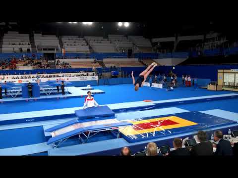 BEGIM Galina (RUS) W - 2019 Trampoline Worlds, Tokyo (JPN) - Qualification Double Mini R1