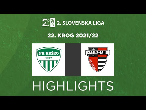 2. SNL 21/22: 22. krog | Krško - Primorje | Highlights