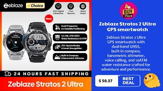 Zeblaze Stratos 2 Ultra GPS smartwatch
