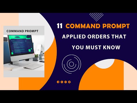 11 COMMAND PROMPT APPLIED ORDERS THAT YOU MUST KNOW