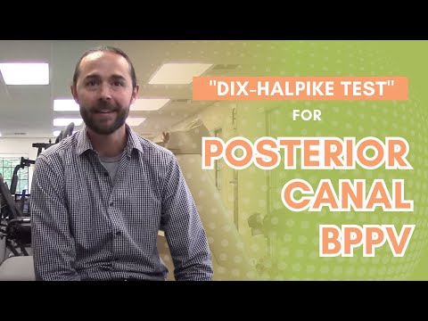 "Dix-Halpike Test" for Posterior Canal BPPV (Vertigo)
