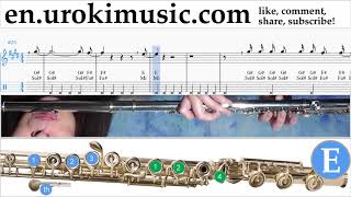 Flute lessons Justin Timberlake - The Hard Stuff Sheet Music Tutorial um-ih352