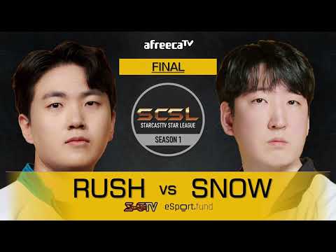 [ENG] SCSL S1 Final match (Rush vs Snow) - SCSL English (StarCastTV English)