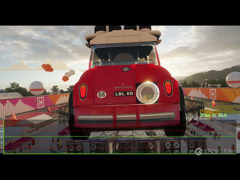 [4K]- Frame rate test Forza Horizon 4 LEGO Speed Champions - Xbox One X