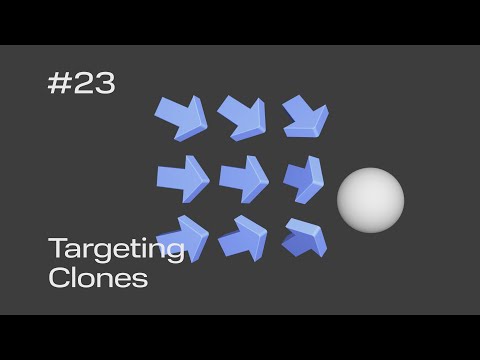 Cinema 4D Quick Tip #23 - Targeting Clones (Project File on Patreon)