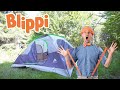 Blippi Goes On A Camping Trip Outdoor Activities For Kids