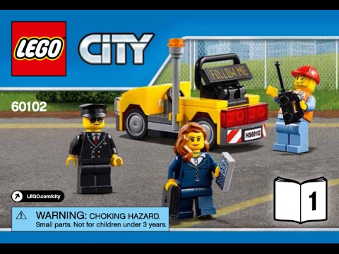 BUILDING INSTRUCTIONS FOR LEGO CITY AIRPORT VIP SERVICE 60102 #1