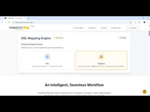 HANA Calculation Views to SQL Migration