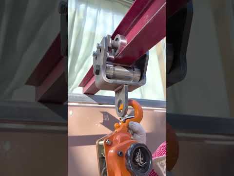 Bánh xe chịu tải nặng dành cho dầm chữ I (tải trọng 1 tấn), dùng cho dầm chữ H kích thước 100-150mm.