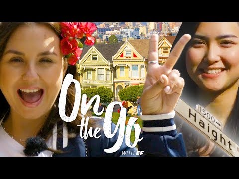 Angelina & Asia hang out in Haight-Ashbury, San Francisco  - On the go with EF #122