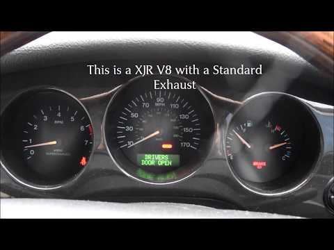 Jaguar XJ8 XJR Rear Silencer Exhaust Delete Performance Pipes Jaguar X308 Before and After Racing