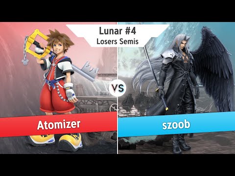 Atomizer (Sora, Inkling) vs szoob (Sephiroth) - Losers Semis - Lunar #4